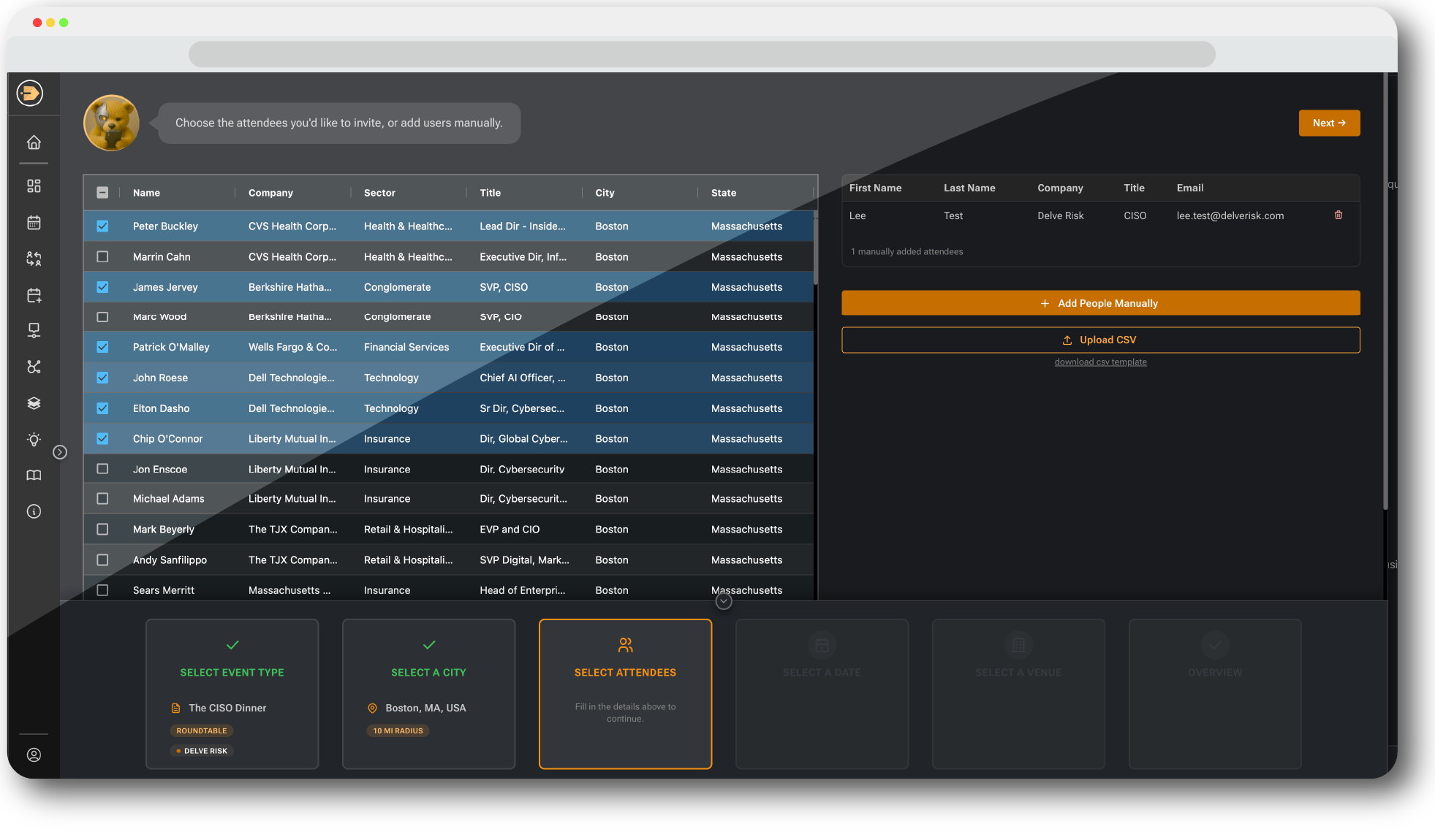 A minimalist browser window showing off the third part of the Field Marketing Enablment™ workflow.