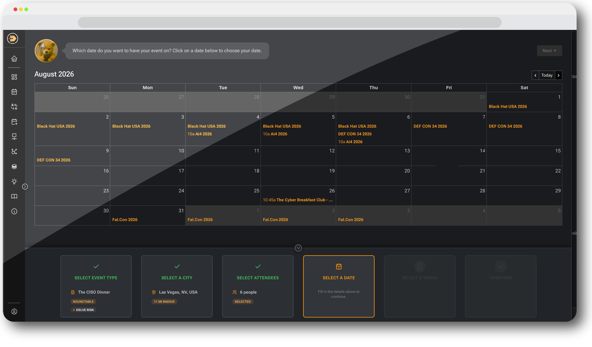 A minimalist browser window showing off the 4th part of the Field Marketing Enablment™ workflow.