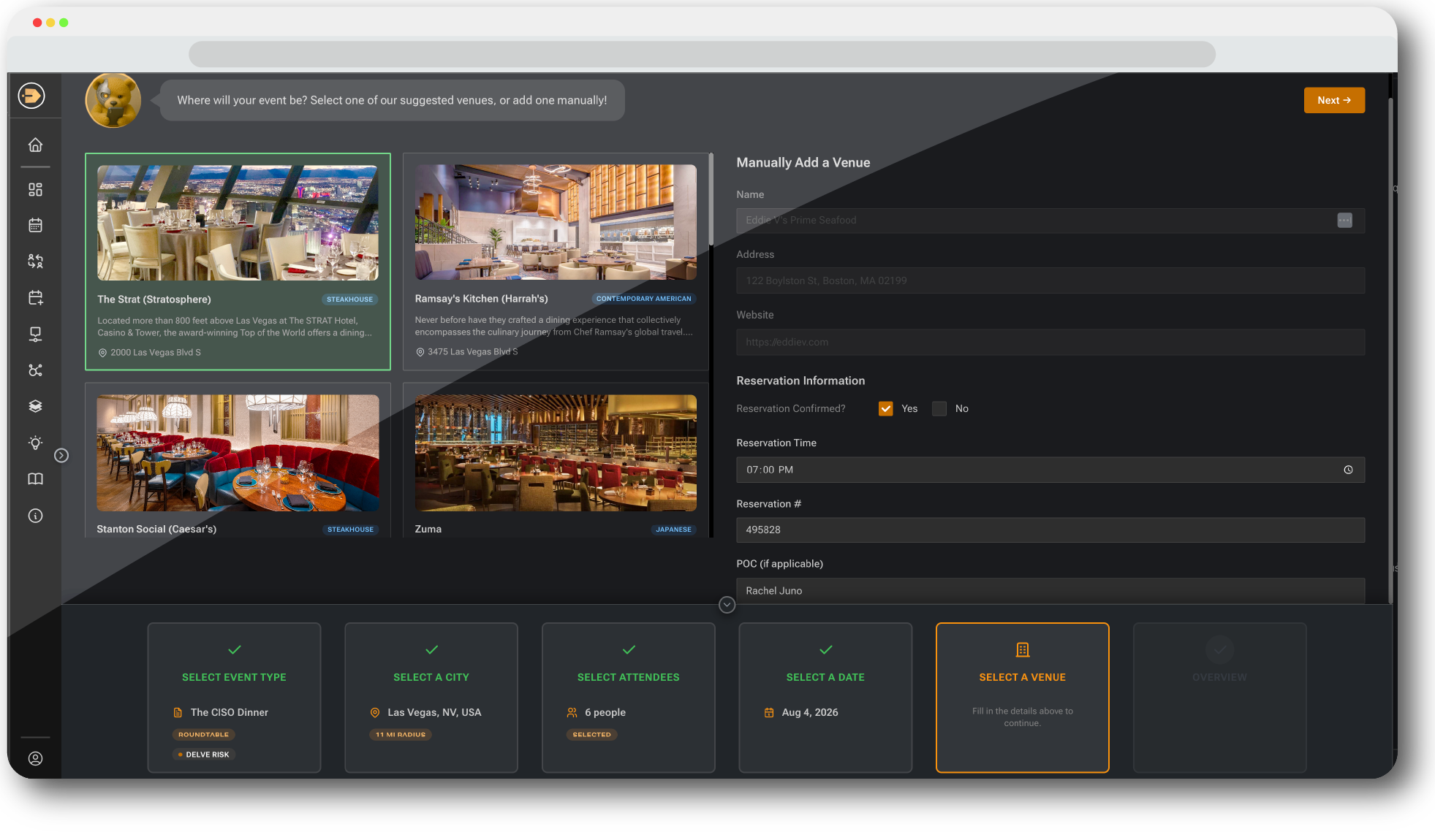 A minimalist browser window showing off the 5th part of the Field Marketing Enablment™ workflow.